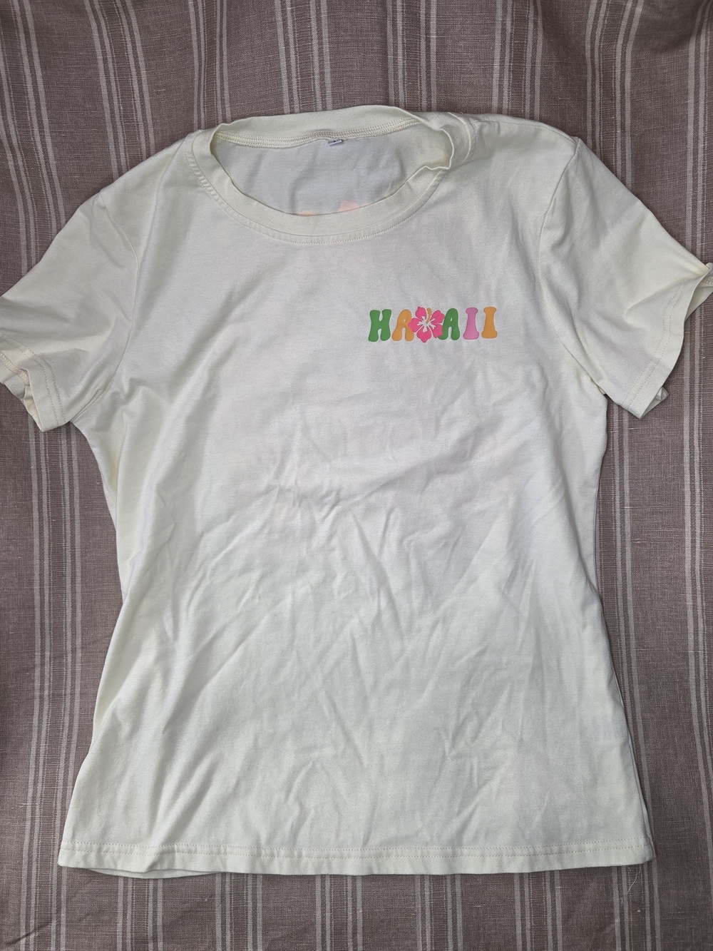 Women’s Apricot 'Hawaii' Graphic Short Sleeve Tee
